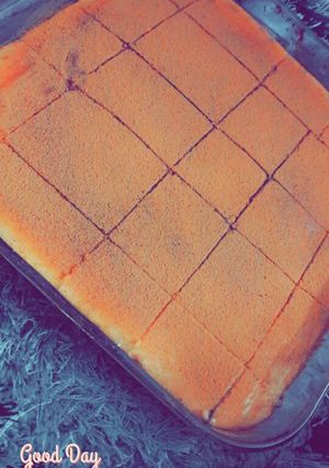 صورة لوصفة كيكه الخشبيه