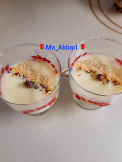 عکسی از دستور 🌱فرنی با نشاسته ذرت
