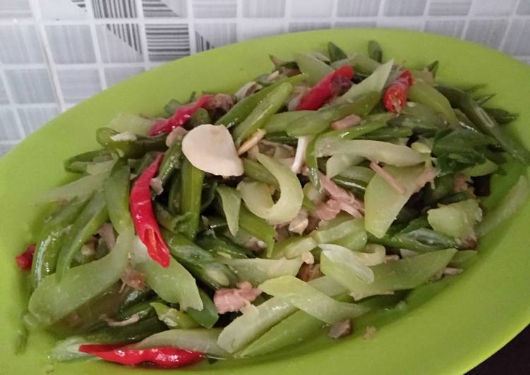 Cara Gampang Menyiapkan 78. Oseng oseng jepan buncis with ebi, Enak