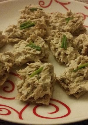 Une photo de Tartine apéro sardine/ricotta