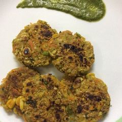 A picture of Oats And Corn Tikki.