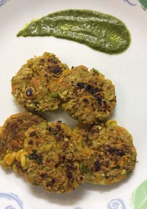A picture of Oats And Corn Tikki.