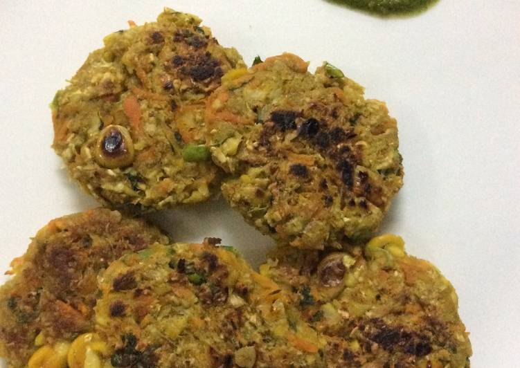 Simple Way to Prepare Perfect Oats And Corn Tikki