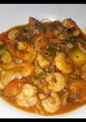 Foto resep Udang Asam Manis