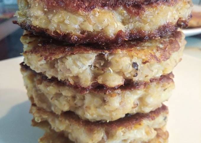 Papitas ou galette de thon et quinoa