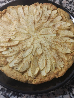 Una foto de Tarta de manzana fit