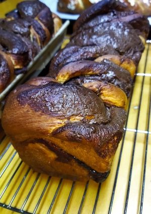Φωτογραφία της συνταγής Βάβκα (Babka Nutella) τσουρέκι αφράτο με νουτέλα