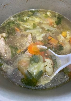 Foto resep Sup ayam favorit anak