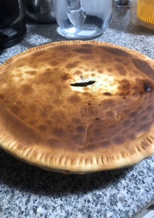 Una foto de Tarta de arándanos