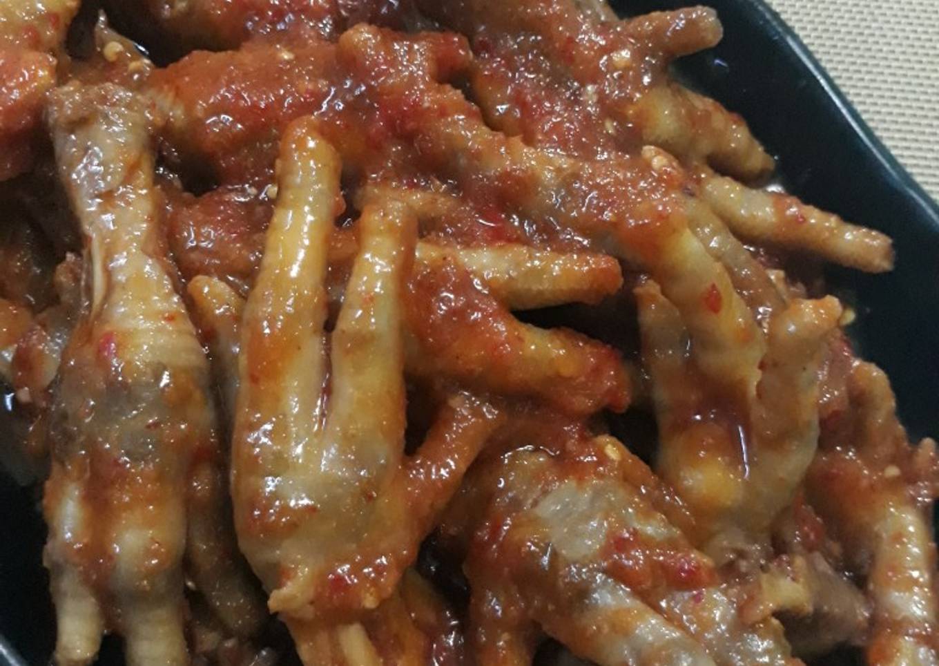 Asam Pedas Ceker Ayam