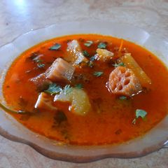 A picture of Louts stem sabji.