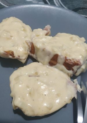 Una foto de Salsa de queso y cebolla 🧅🧀