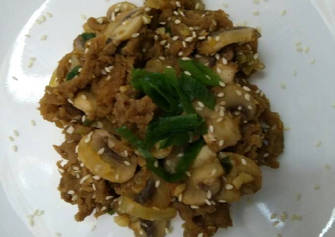 Korean Bulgogi with Mushroom