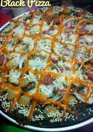 Foto resep Black Pizza