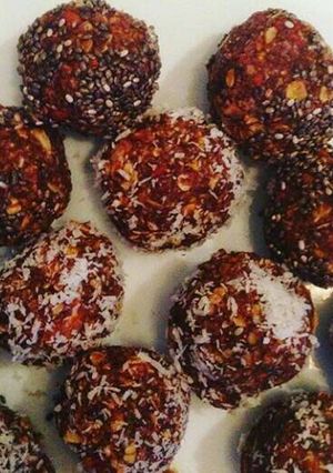 Una foto de Trufas de avena y nueces