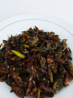 Foto resep Oseng cumi asin cabe hijau