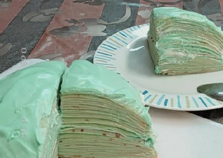 Resep Crepes Cake Pandan yang Sempurna