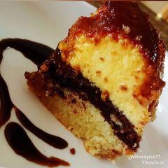 A picture of Whosayna’s Cake Caramel Pudding.