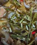 Lá sách trâu, bò nhúng giấm