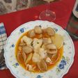 Rape con almejas