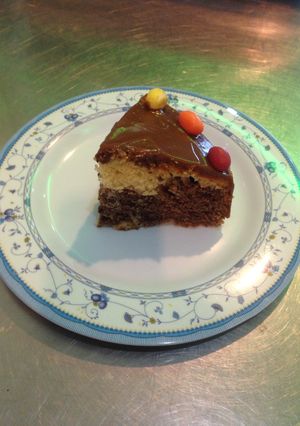 Una foto de Torta marmoleada