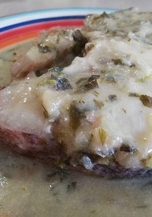 Una foto de Congrio en salsa verde
