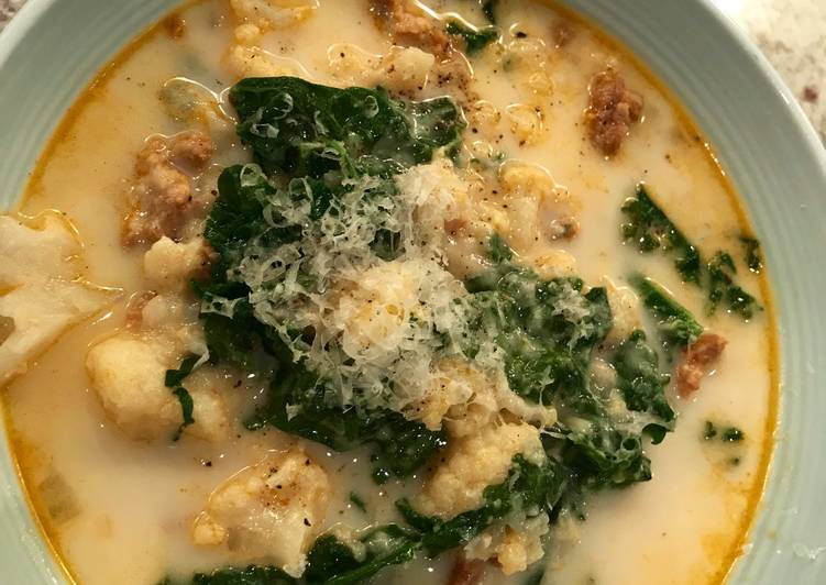 Just Do It Instant Pot Low carb Zuppa Toscana soup