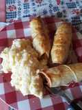 Panchos envuelto con puré de papas
