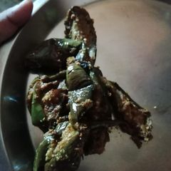 A picture of Baingan bhaji.