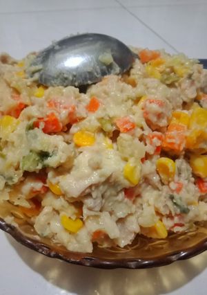 Foto resep Isi rogut sayur ayam