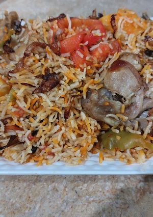 A picture of Sindhi Biryani.