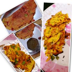 A picture of Veg Besan chilla.