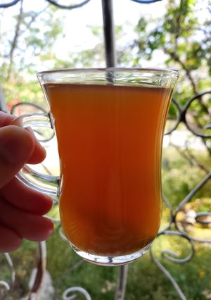 صورة لوصفة شاي أخضر بالنعناع 🫖🍵