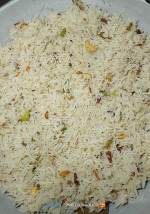 A picture of Fried rice 😋.