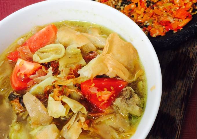 Yuk intip, Resep termudah memasak Soto mie dijamin nagih banget