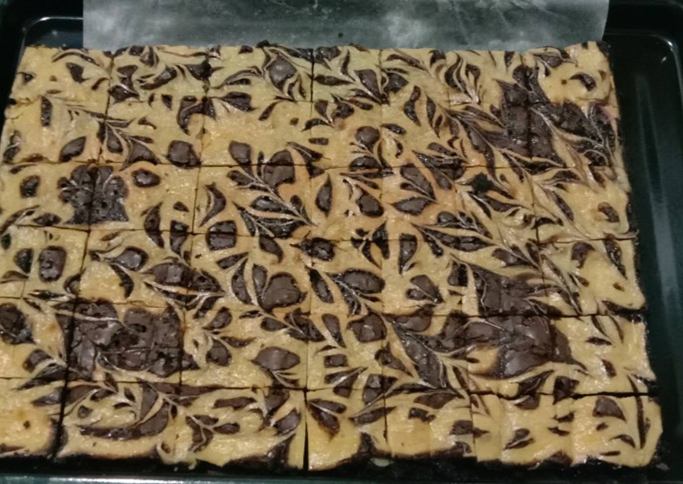 Cheese brownies panggang