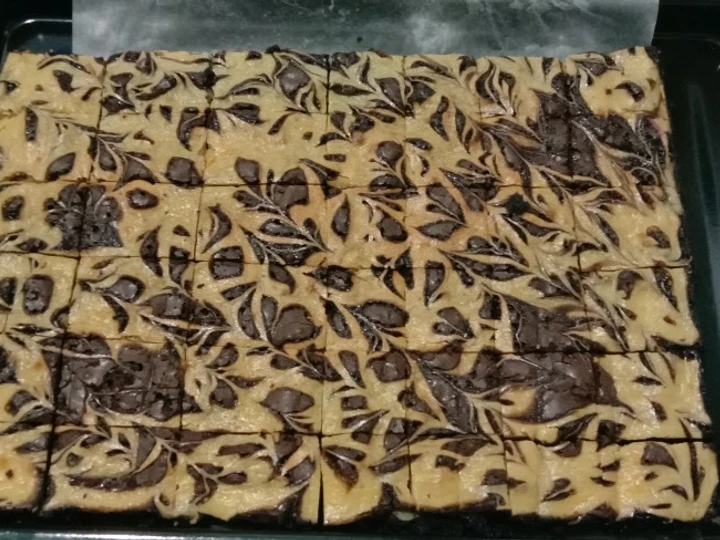 Langkah Gampang Membuat Resep Cheese brownies panggang yang Lezat Anti Ribet, Menggugah Selera