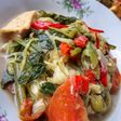 Oseng Kembang Turi Sawi Ijo Pedas
