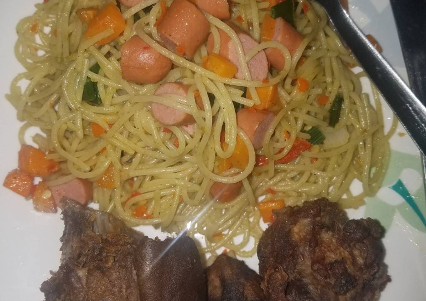 Spaghetti Stir-Fry
