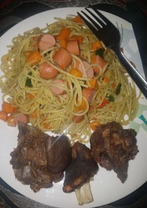 A picture of Spaghetti Stir-Fry.
