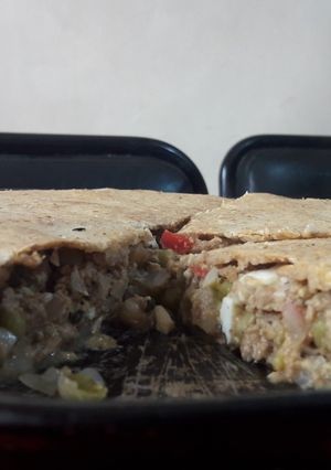 Una foto de Tarta 100% casera de atún