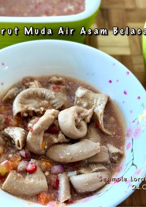 Gambar Perut Muda Air Asam Belacan