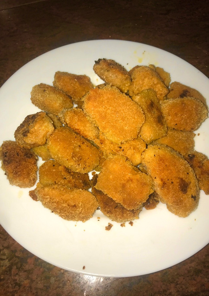 Una foto de Nuggets veganas