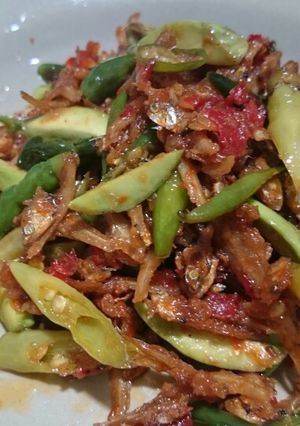 Foto resep Teri pete cabe hijau
