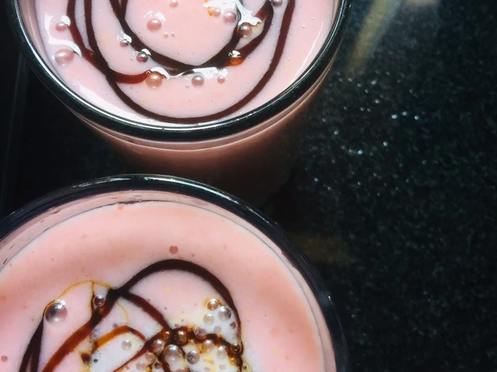 Recipe Banana strawberry smoothie the So Delicious Perfect