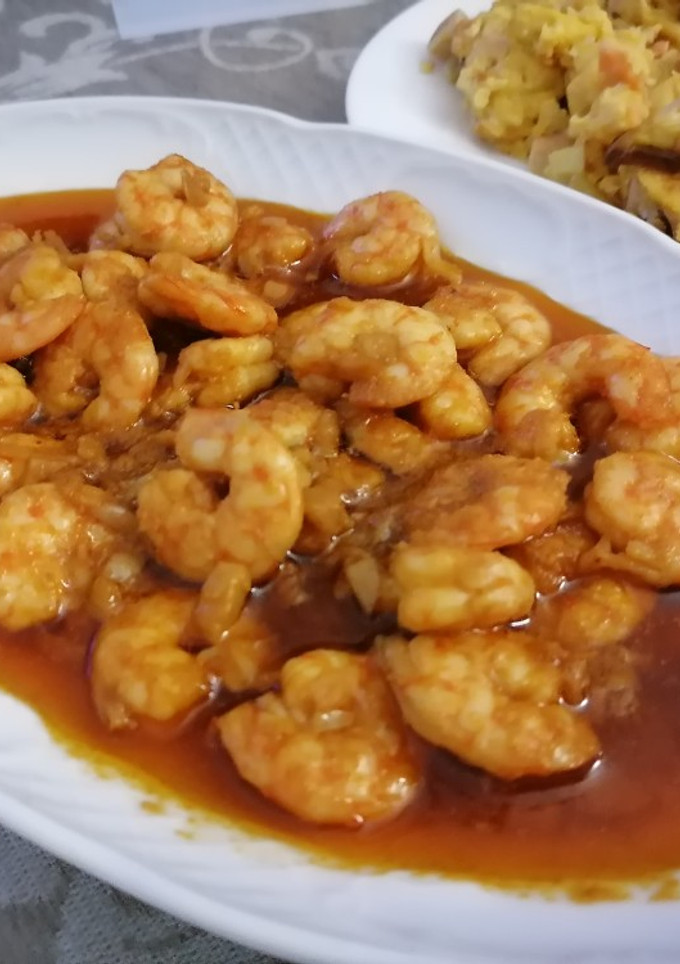 Una foto de Gambas pilpil 2 personas