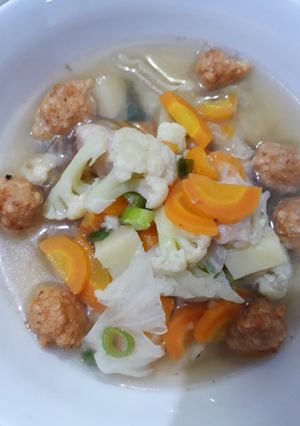 Foto resep Sup Bola Udang