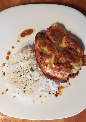 Csőben sült paradicsomos csirkemell recept fotója