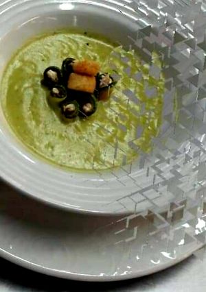 Una foto de Crema de calabaza