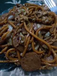 Foto resep Mie lidi goreng bakso simple